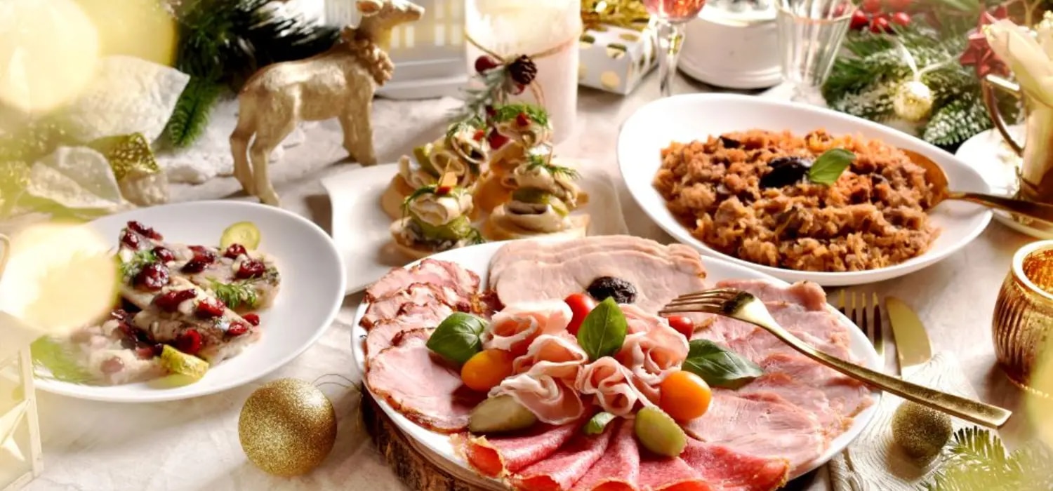 Weihnachtsfrühstück Buffet