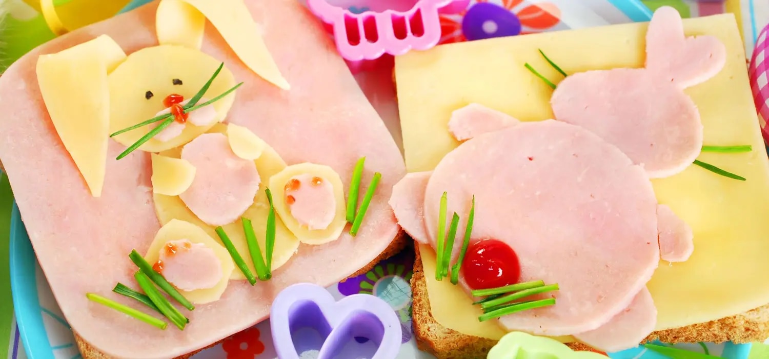 Käsebrot Osterhase