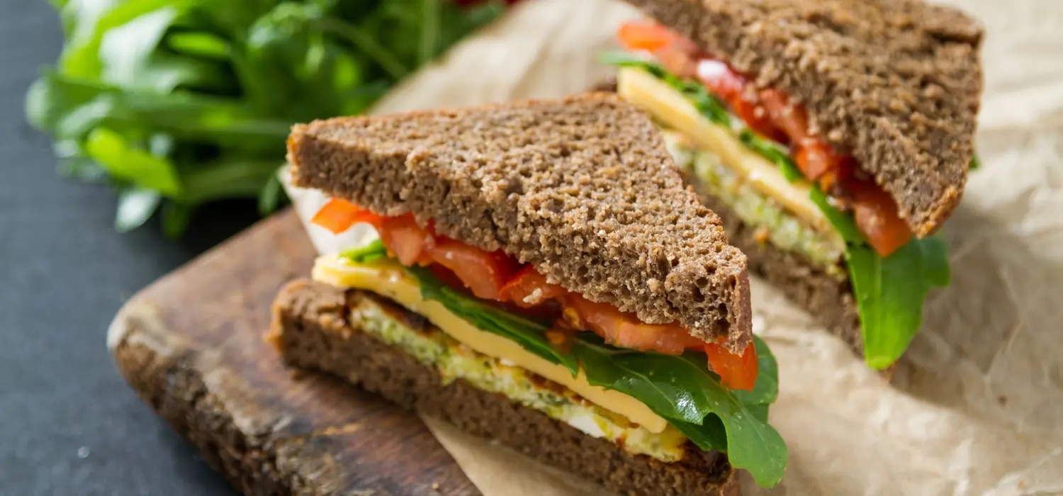 Belegtes Käse Sandwich