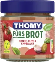 THOMY Brotaufstrich Tomate, Olive & Knoblauch 180g