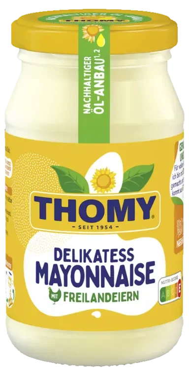THOMY Delikatess Mayonnaise 250ml Glas
