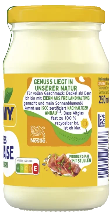 THOMY Delikatess Mayonnaise 250ml Glas