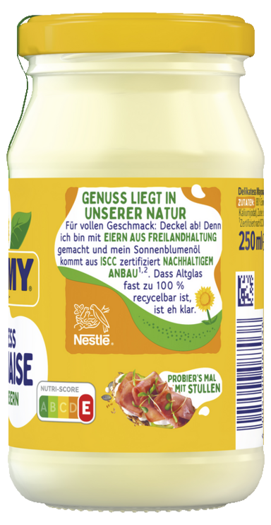 THOMY Delikatess Mayonnaise 250ml Glas