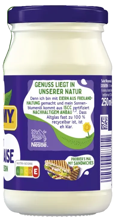 THOMY Salat Mayonnaise, 250 ml Glas