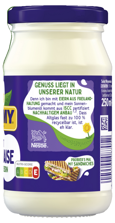 THOMY Salat Mayonnaise, 250 ml Glas