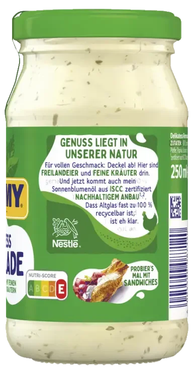 THOMY Delikatess Remoulade 250ml Glas