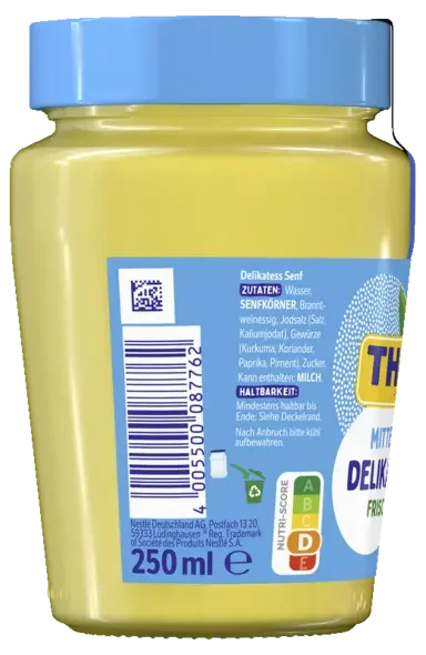 THOMY Delikatess Senf 250ml Glas
