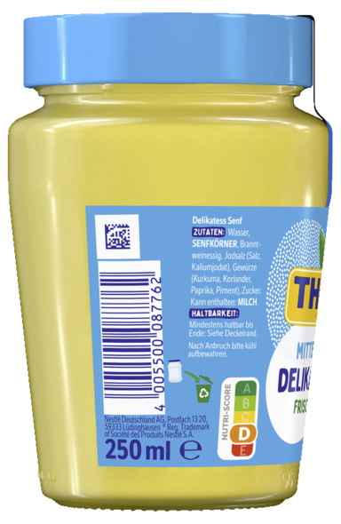 THOMY Delikatess Senf 250ml Glas