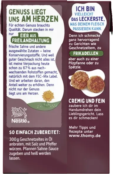THOMY Les Sauces Pfannen Sahne-Sauce
