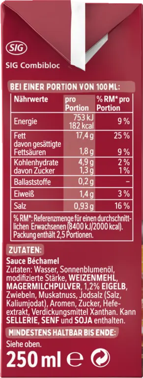 THOMY Les Sauces Béchamel