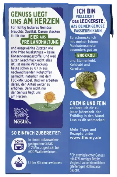 THOMY Les Sauces Hollandaise für Gemüse
