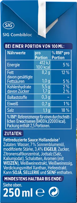 THOMY Les Sauces Hollandaise Laktosefrei
