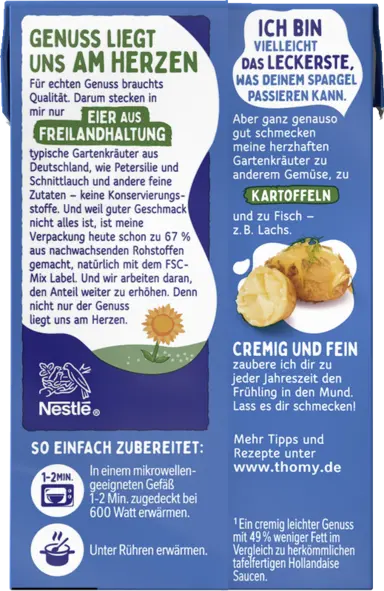 THOMY Les Sauces Hollandaise Gartenkräuter