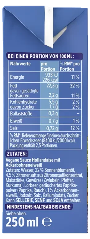 THOMY vegane Sauce Hollandaise