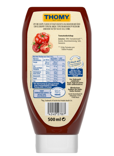 THOMY Ketchup Classic 500ml