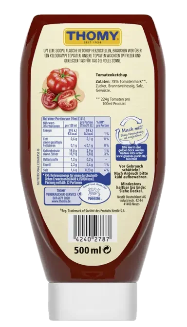 THOMY Ketchup Classic 500ml