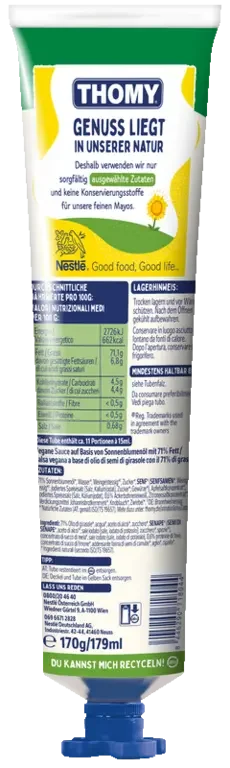 THOMY Vegan Mayonnaise 170g
