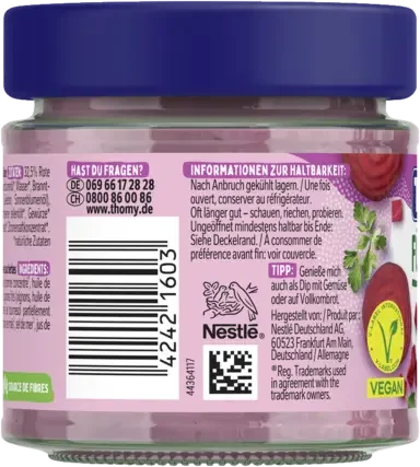 THOMY Brotaufstrich Rote Bete & Kräuter 180g