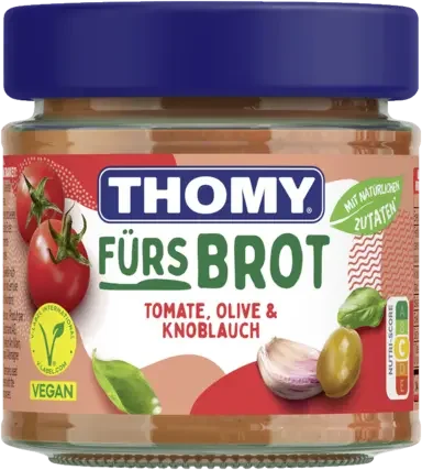 THOMY Brotaufstrich Tomate, Olive & Knoblauch 180g