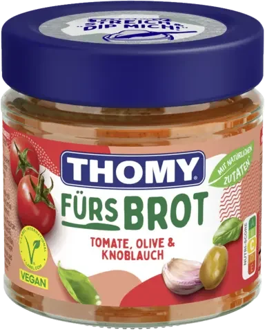 THOMY Brotaufstrich Tomate, Olive & Knoblauch 180g