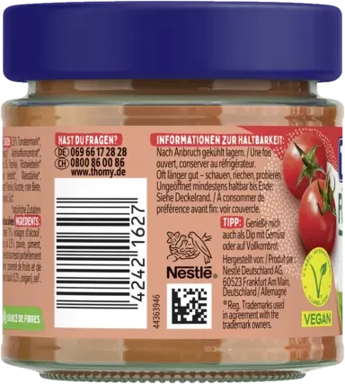 THOMY Brotaufstrich Tomate, Olive & Knoblauch 180g