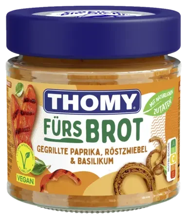 THOMY Brotaufstrich Gegrillte Paprika, Röstzwiebeln & Basilikum 180g
